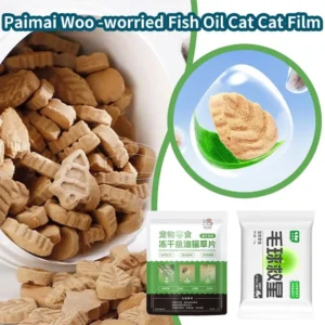 Fillet Of Fish Oil Catgrass 2 Vitamins And Fish Oil,solve Hairball For Cat Grinding Teethhairball Row Hair Savior Pet Suppl C7P4