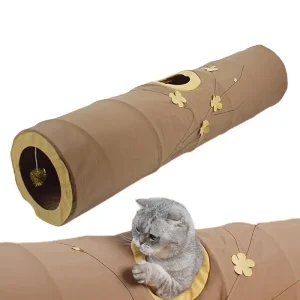 Kitten Tunnel Interactive Peek Hole Toy Peek Hole Tunnel Tube Toys Play Tunnel Cat Hideout Cat Hideaway Play Toys